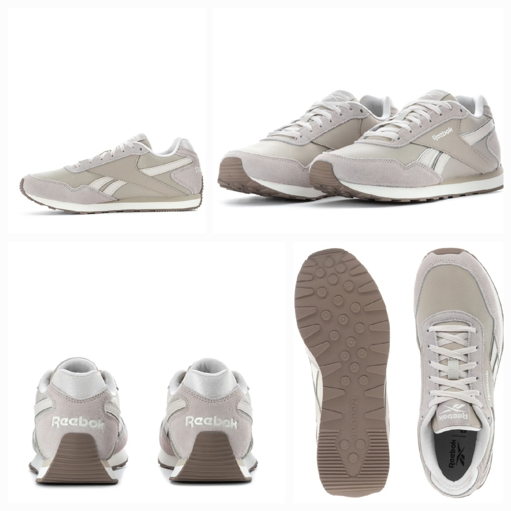 New Women's Reebok Glide Low Casual Sneackers Sz 8.5 in Moonstone Grey Chalk - Picture 2 of 7